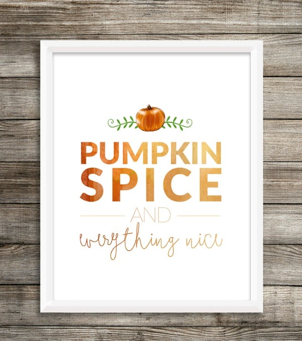 Pumpkin Spice Yellow Bliss Road, 30 Free Fall Printables 