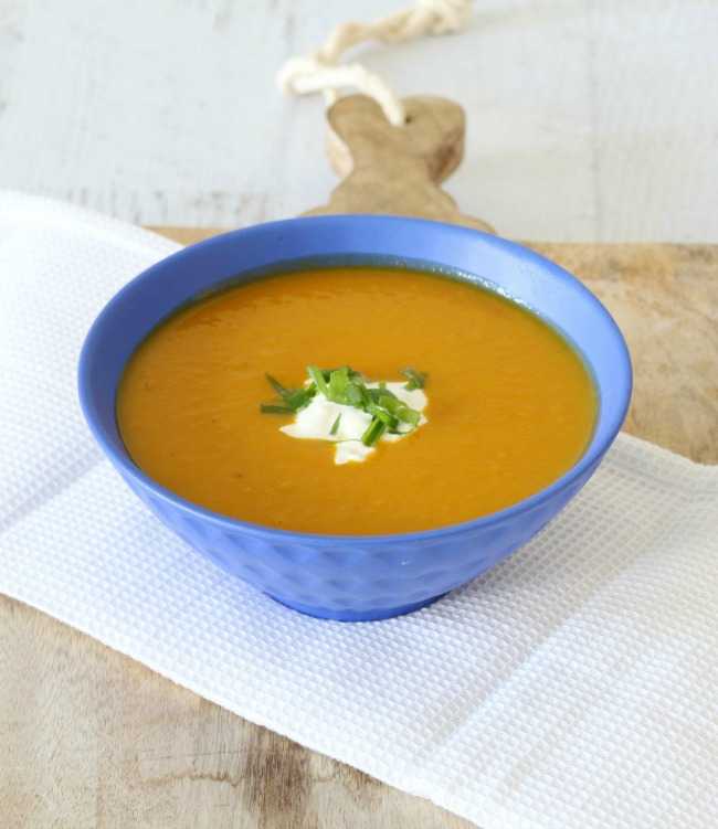 Classic Roast Pumpkin Soup |25 Pumpkin Recipes that you need to try this fall! From french toast to cupcakes, there is a pumpkin recipe for everyone! https://ablissfulnest.com/ #pumpkin #recipes #fall