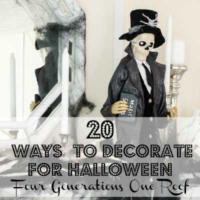 Get 20 tips on how to decorate for Halloween from some of the top home bloggers! These tips are amazing! https://ablissfulnest.com/ #halloweendecor #halloweendecorating