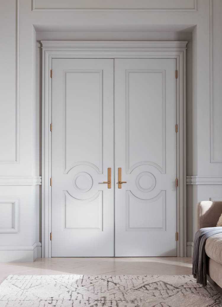 Great ideas on how to use crown moulding and interior finishes in your home! See more on https://ablissfulnest.com/ #buildingideas #crownmoulding #ad #MyMetrie