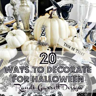 Get 20 tips on how to decorate for Halloween from some of the top home bloggers! These tips are amazing! https://ablissfulnest.com/ #halloweendecor #halloweendecorating