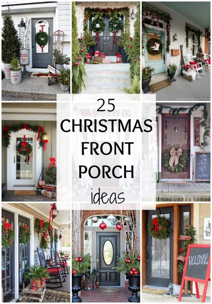 25 Best Christmas Front Porches Ideas For The Holidays