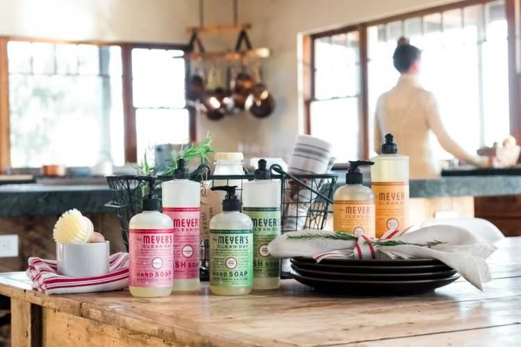An amazing way to keep stocked with these environmentally friendly and favorite cleaning supply brands! See more on https://ablissfulnest.com/ #ad #cleaningideas #homeorganization