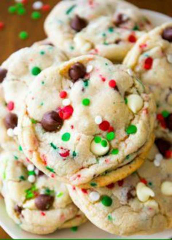 Cake Batter Christmas Cookies, 30 Delicious Christmas Cookie Recipes