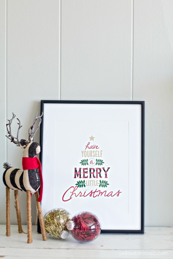 One of the simplest ways to decorate a space for the holidays is with printables! I LOVE these 30 Free Christmas Printables, and hope you do too! See them all at https://ablissfulnest.com/ #FreePrintables #ChristmasDecor #ChristmasPrintables