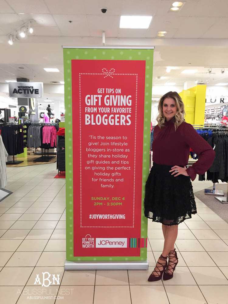 JCPenney has the most meaningful and affordable gifts this year for Christmas. Grab my ideas on the must-have items to pick up from your local store! See more on https://ablissfulnest.com/ #ad #JoyWorthGiving 