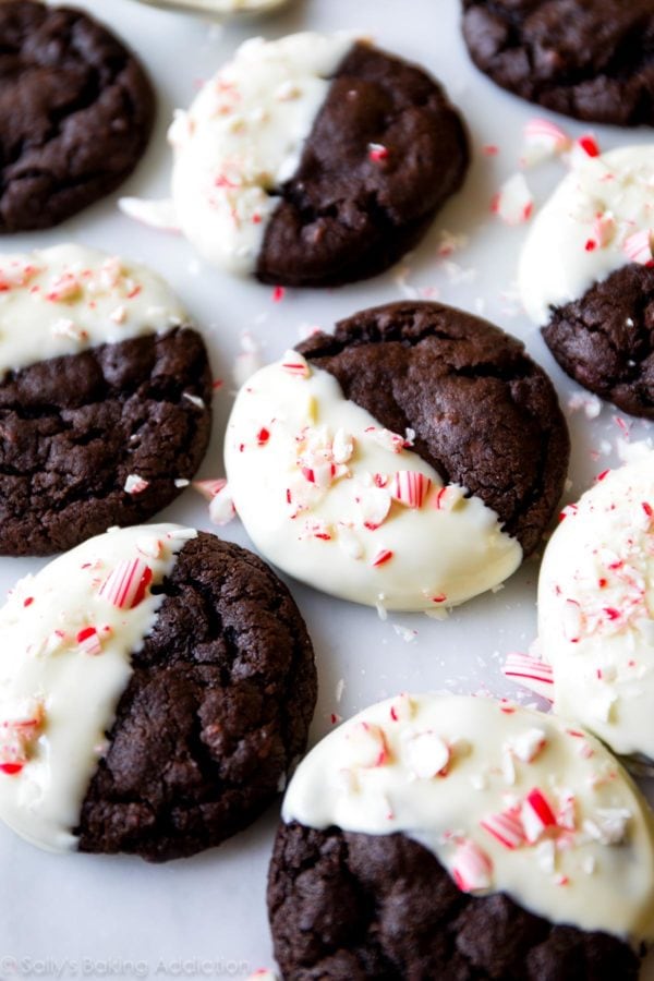 Peppermint Mocha Cookies, 30 Delicious Cookie Recipes via A Blissful Nest