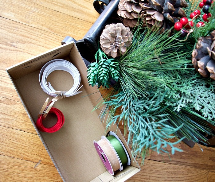 These are the best Christmas organizing tips around. By doing these simple things, you will be able to easily store your Christmas decor for next year! See more at https://ablissfulnest.com/ #Christmas #Organizing #ChristmasTips