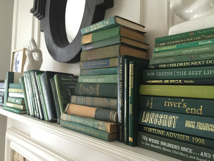 Vintage Book Christmas Tree - A Blissful Nest