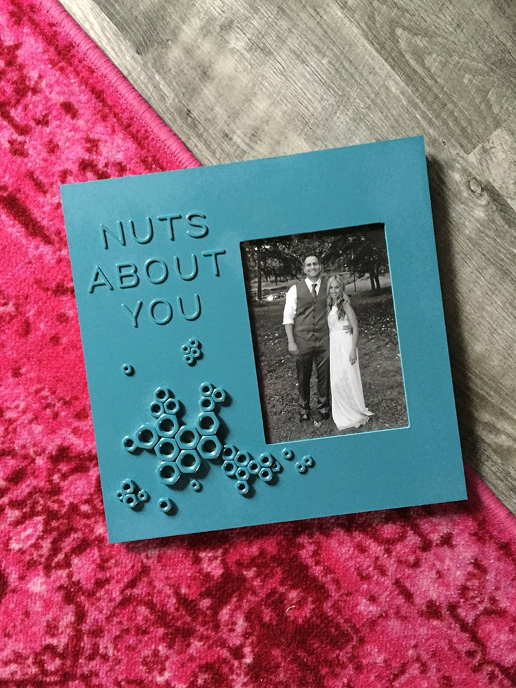 Nuts About You Framed Valentine Art Idea