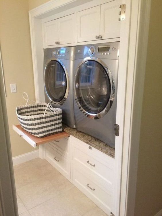 These are the BEST creative laundry room ideas for organization and design! See more on https://ablissfulnest.com/ #ABlissfulNest #laundryroom #designtips #organizationideas