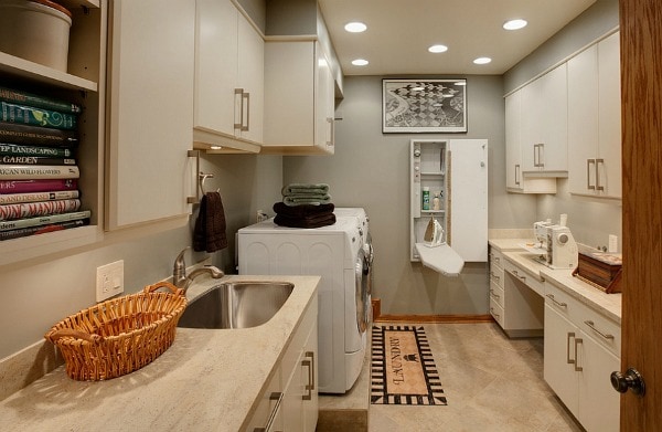 These are the BEST creative laundry room ideas for organization and design! See more on https://ablissfulnest.com/ #ABlissfulNest #laundryroom #designtips #organizationideas