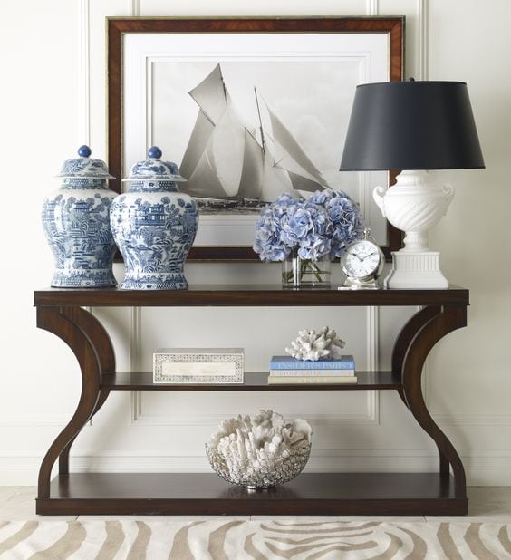 best lamps for console table