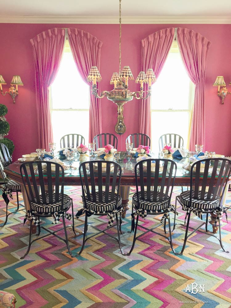 See behind the scenes with MacKenzie-Childs and how this iconic brand has taken over the country in home decor! See more on https://ablissfulnest.com/ #campcourtlycheck #mackenziechilds #ad