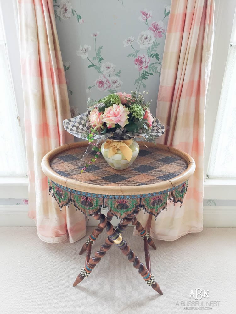 See behind the scenes with MacKenzie-Childs and how this iconic brand has taken over the country in home decor! See more on https://ablissfulnest.com/ #campcourtlycheck #mackenziechilds #ad