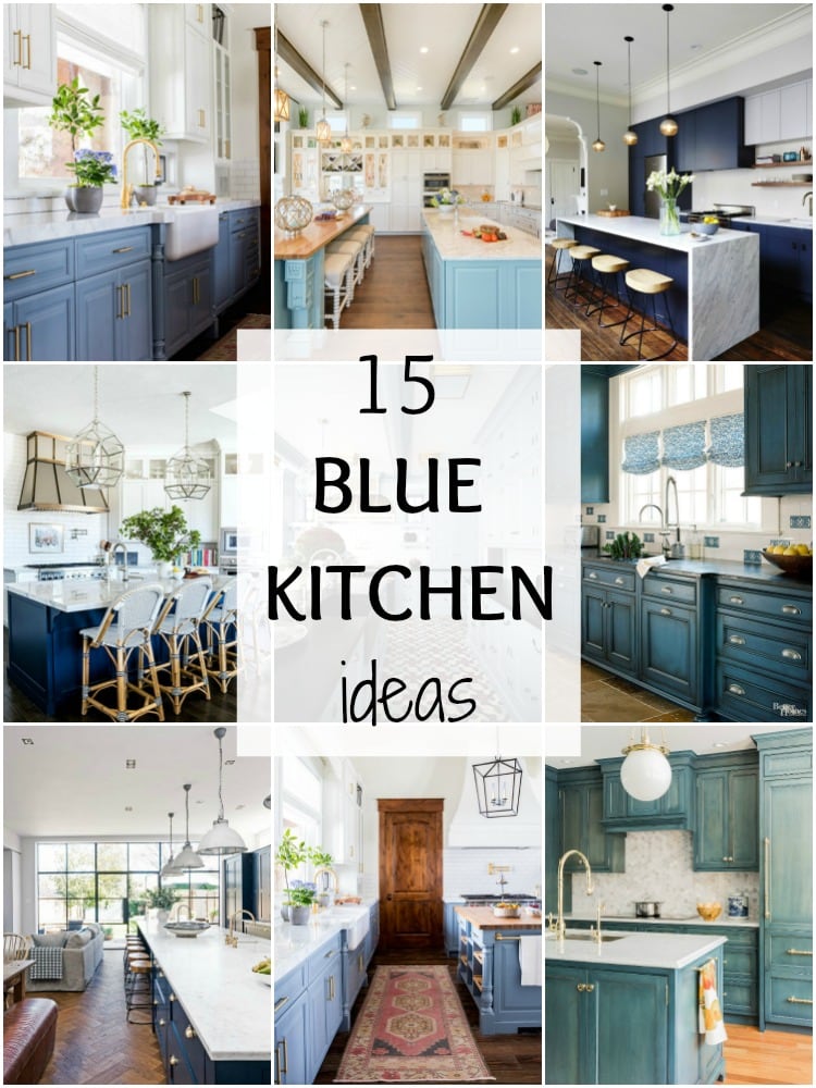 15 Gorgeous Blue Kitchen Ideas - Blue Kitchen Cabinet Ideas