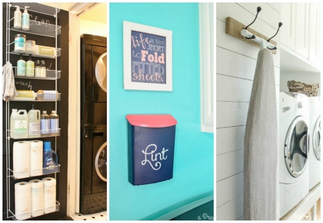 20 ideas to get your laundry room organized!