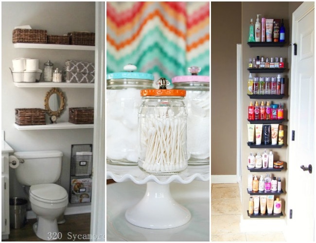 28 Clever Bathroom Organization Ideas - Fun Cheap or Free