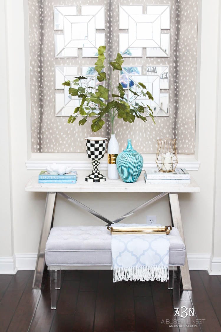 This gorgeous summer home tour is full of coastal accents and beautiful blue and white accents. Shop this tour with our custom shopping guide!