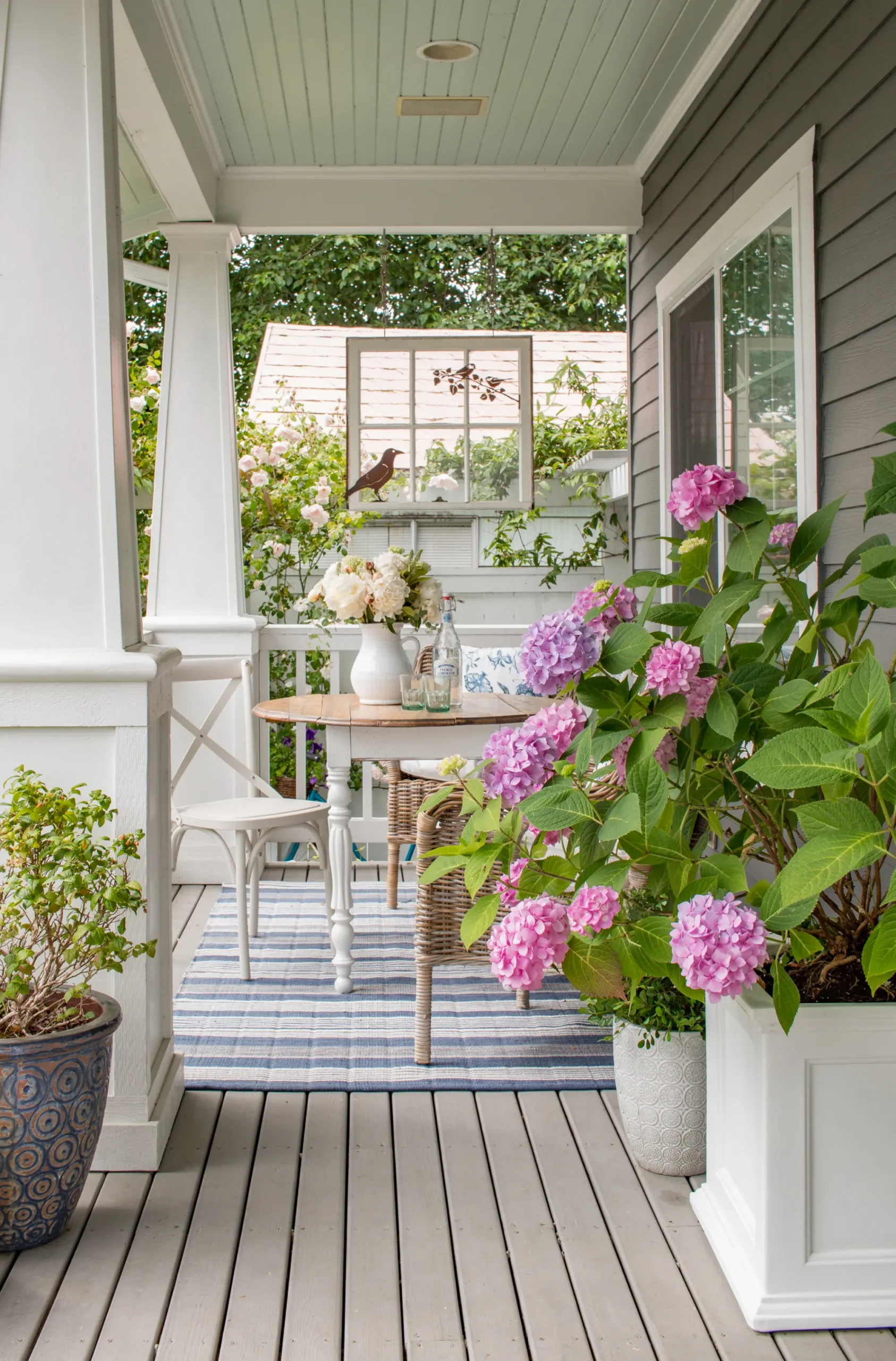 Summer Front Porch Decor - Domestically Blissful