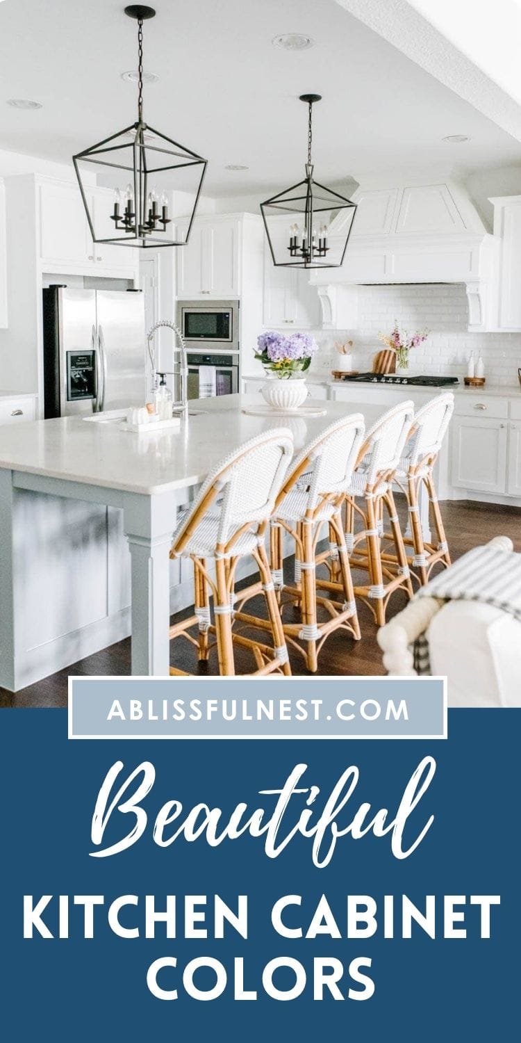 Beautiful Kitchen Cabinet Color Ideas | A Blissful Nest