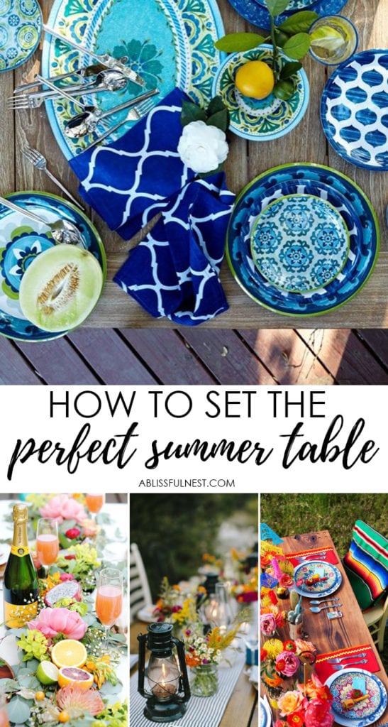 Perfect Summer Table Setting - 5 Essential Tips for Summer Entertaining ...