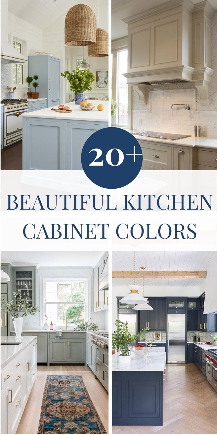 Beautiful Kitchen Cabinet Color Ideas | A Blissful Nest