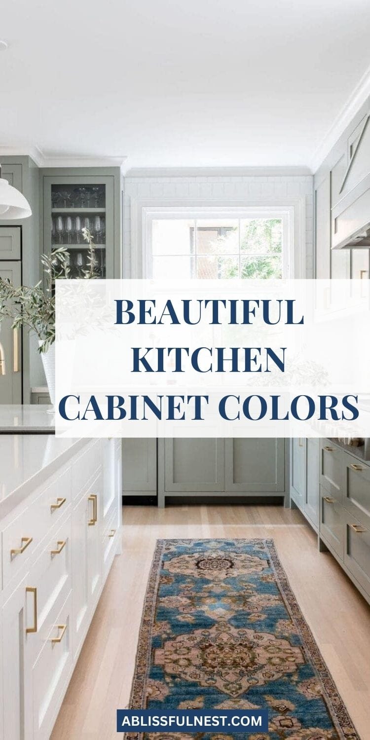 Beautiful Kitchen Cabinet Color Ideas | A Blissful Nest