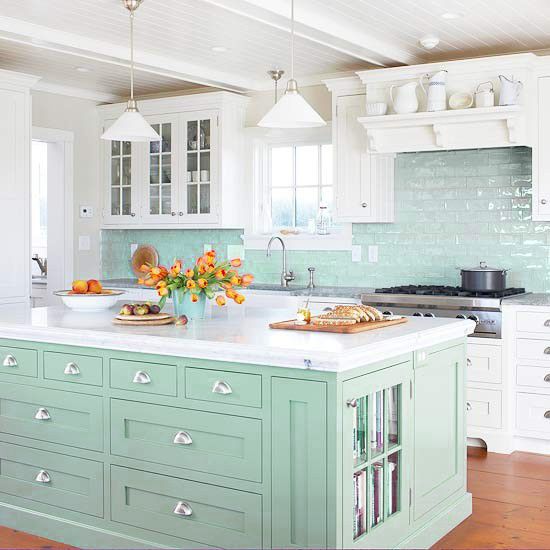 These are the best kitchen cabinet colors to choose from! Love all the variations to make a unique look to your kitchen.