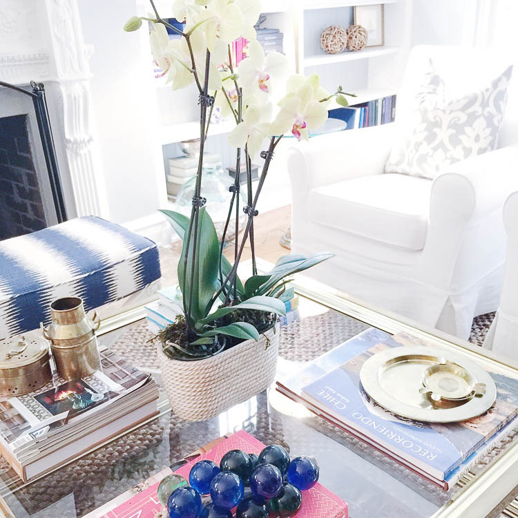 Coffee table styling is easy with these 5 tips, find out more at https://ablissfulnest.com #designtips #interiors