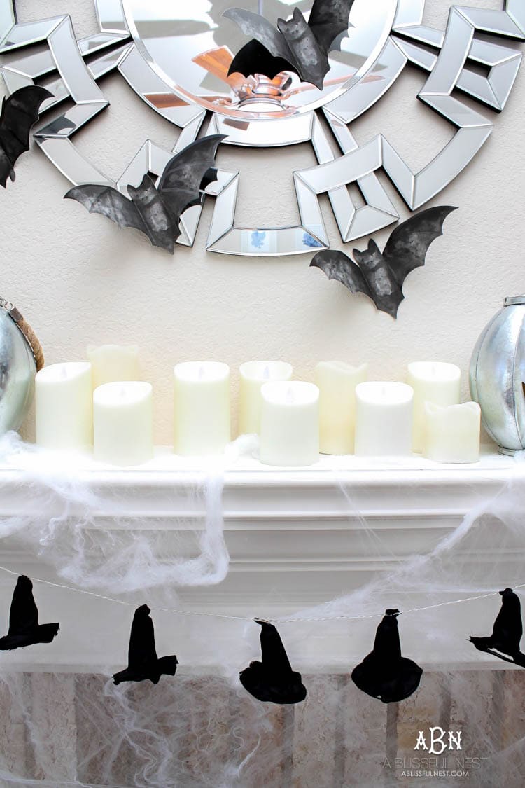 5 tried and true Halloween mantle ideas for a timeless spooky display! #halloween #halloweenideas #halloweendecor #ad #TuesdayMorning