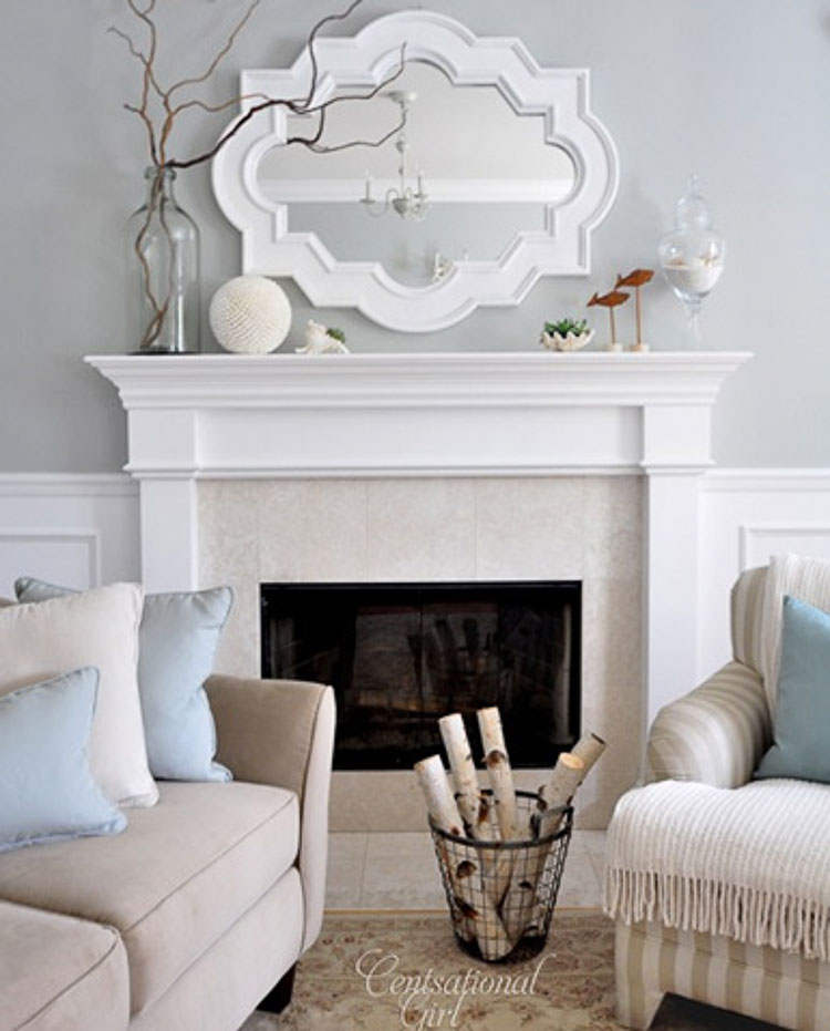 A perfect guide on how to accessorize a mantel and keep a timeless look for your fireplace. For more ideas visit https://ablissfulnest.com #interiortips #designideas #mantelstyling