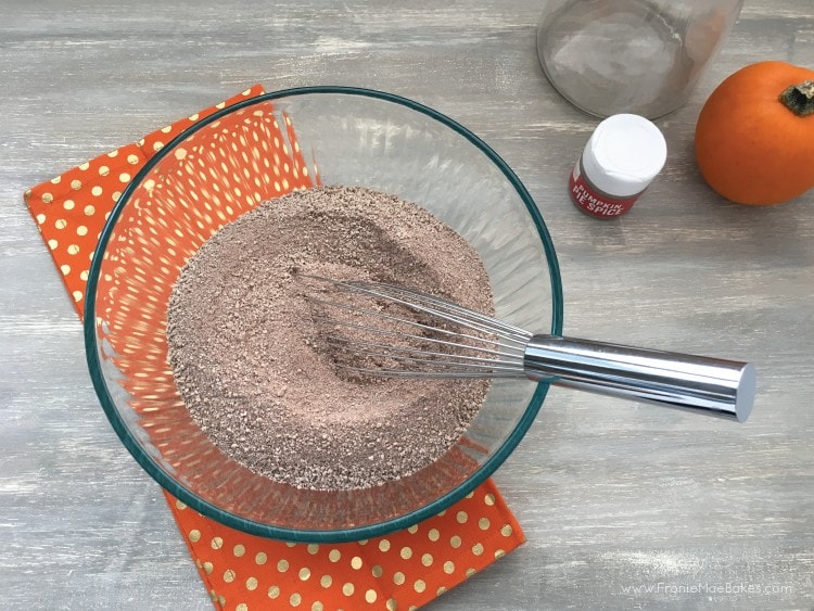 This Pumpkin Spice Hot Chocolate Mix recipe is easy to make and keep on hand. Great for gifting during the holidays. 