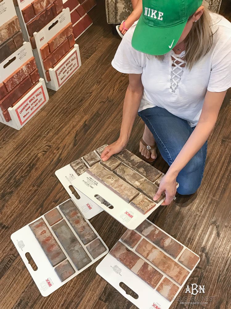 So many choices to pick from! If you're struggling with how to choose brick for your home, start by deciding on a color theme and go from there!