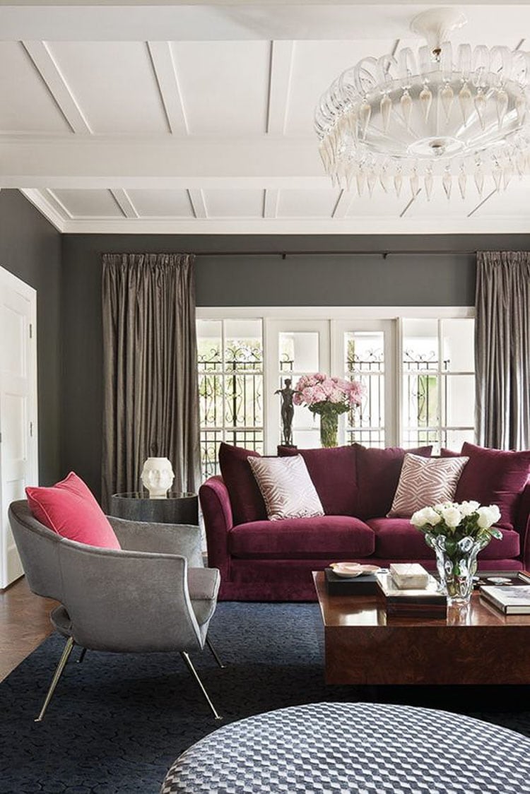 How to Decorate with Burgundy - Design Tips - A Blissful Nest