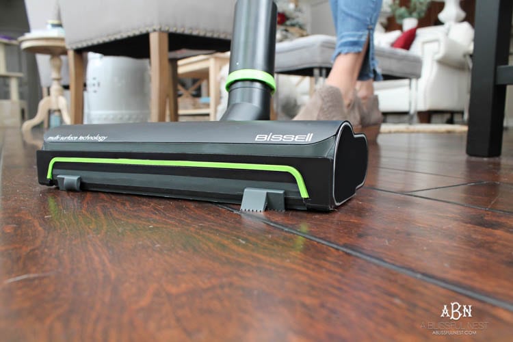 Love these tips to keep hard floor surfaces clean with the new Bissell Multi Reach Cordless Vacuum. #ad #Bissell