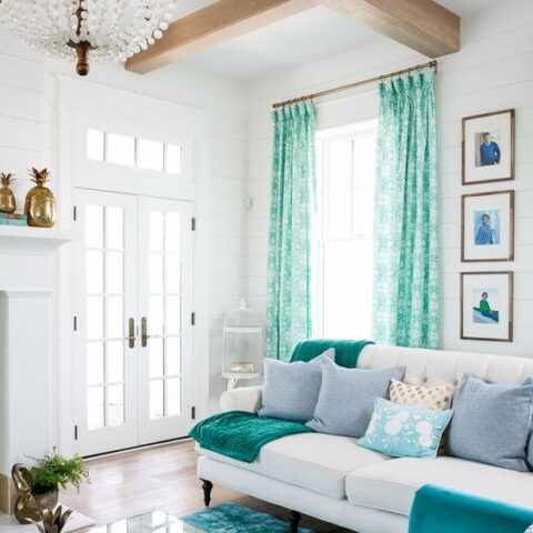 Do you love the color turquoise but don&rsquo;t know how to add it into your home decor? We&rsquo;ve got design tips just for you on how to use turquoise in your home and paint colors to choose from. Check out A Blissful Nest for more details. https://ablissfulnest.com/ #designtips #interiordesign #turquoisedecor #paintcolor #turquoisepaintcolor #blue #turquoise #aqua