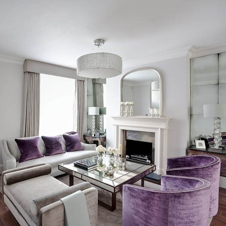 Love this guide on how to use Pantone's color of the year - Ultra Violet! #pantonecoloroftheyear #ultraviolet #colorguide #designtips #homedecorideas