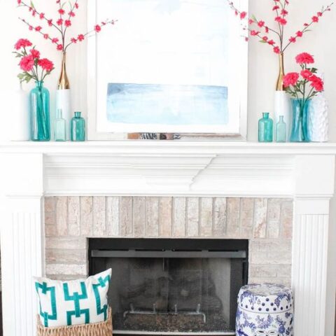 Do you love the color turquoise but don&rsquo;t know how to add it into your home decor? We&rsquo;ve got design tips just for you on how to use turquoise in your home and paint colors to choose from. Check out A Blissful Nest for more details. https://ablissfulnest.com/ #designtips #interiordesign #turquoisedecor #paintcolor #turquoisepaintcolor #blue #turquoise #aqua