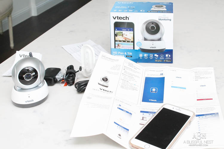Everyone needs a VTech VC931 HD Pan & Tilt Camera. Get more info on this amazing camera and ideas on how to use it in your home. #ad #vtech