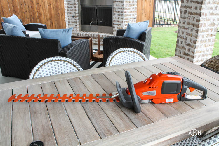 There are many tips + tricks to getting your lawn looking great for the spring season! #ad #husqvarna