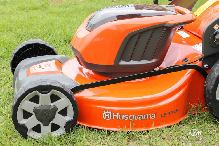 There are many tips + tricks to getting your lawn looking great for the spring season! #ad #husqvarna