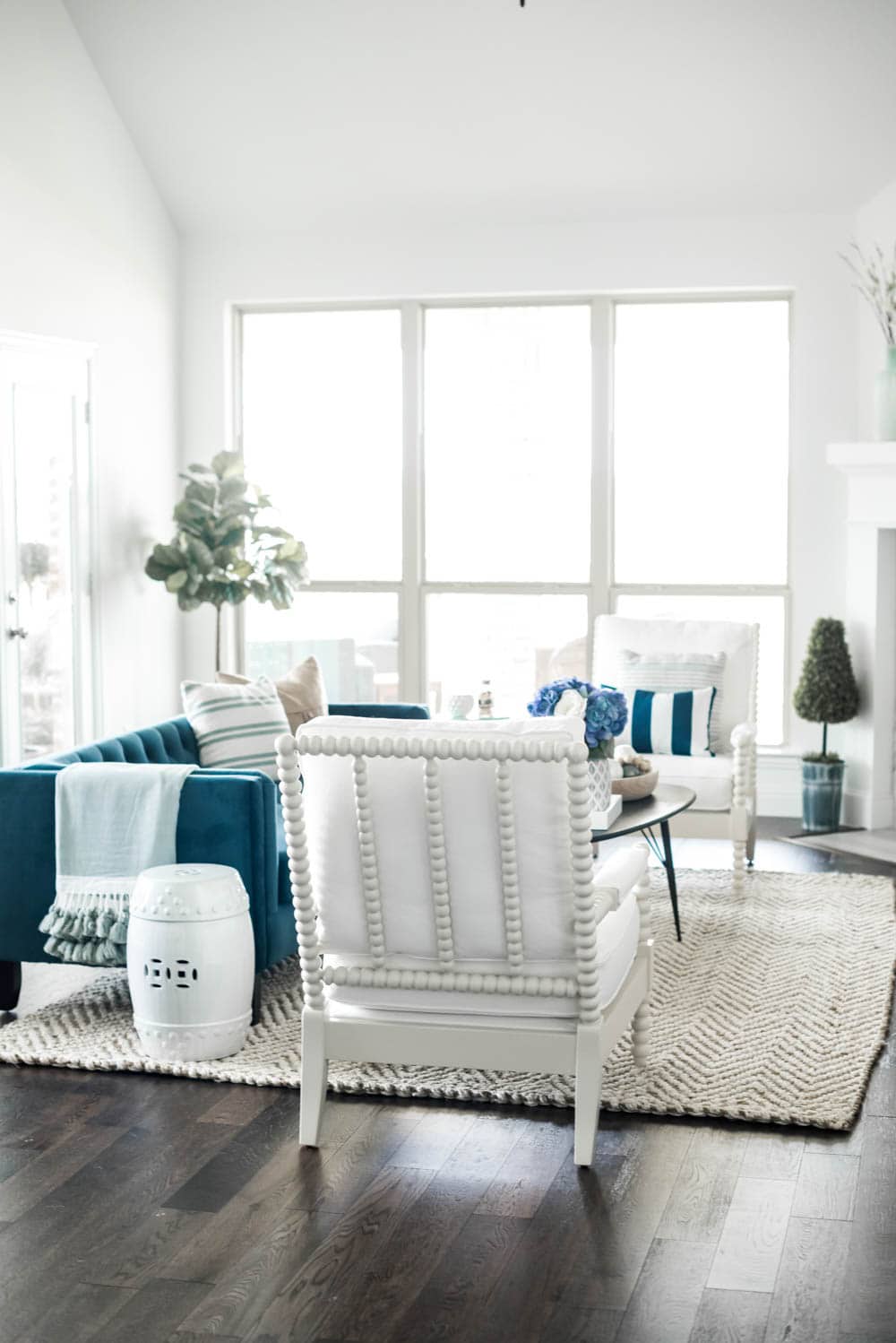 living room coastal decor