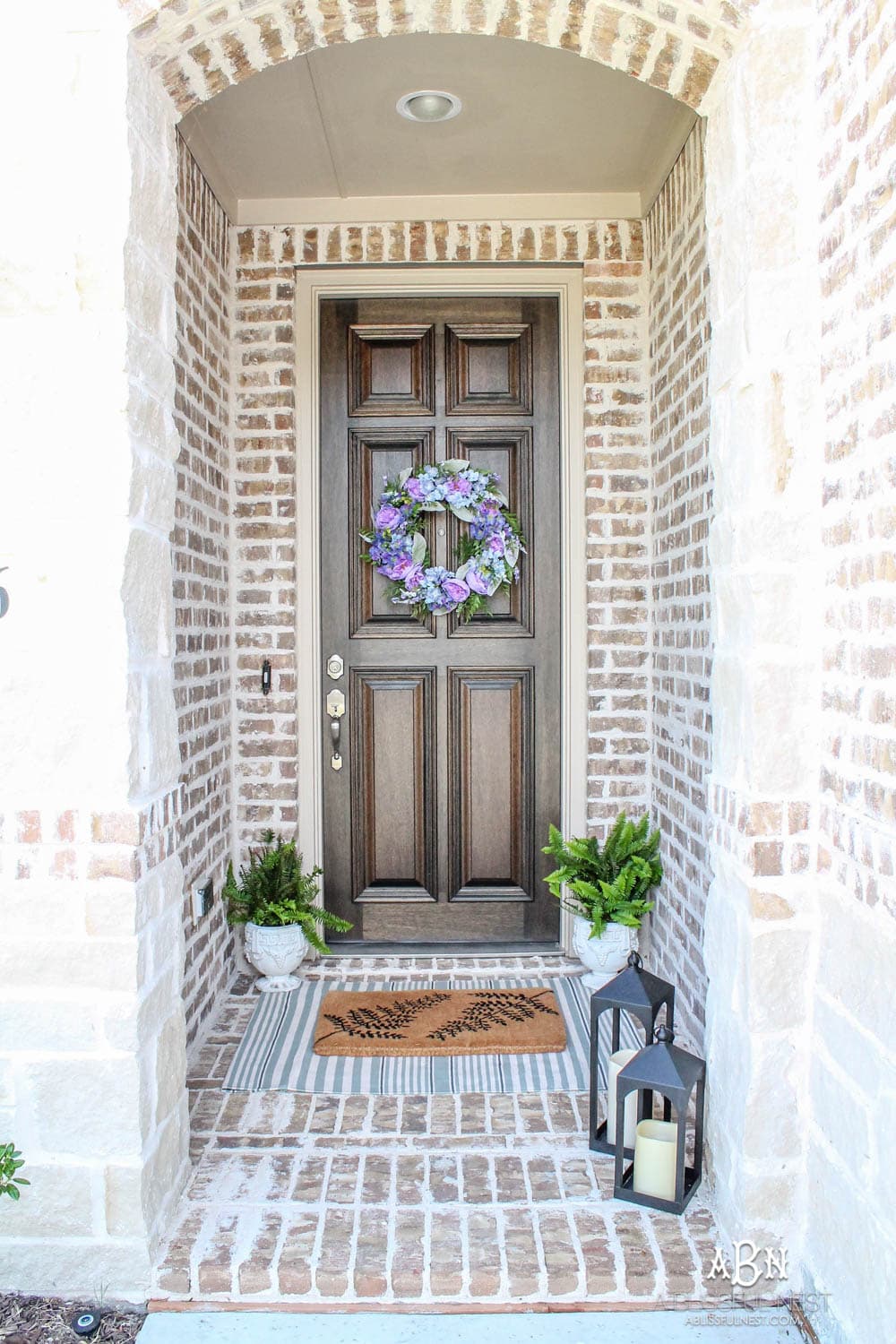 My Summer Front Porch Entryway Reveal A Blissful Nest