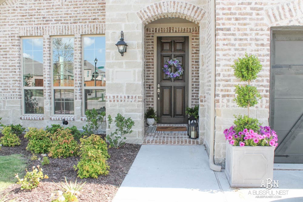 My Summer Front Porch Entryway Reveal A Blissful Nest