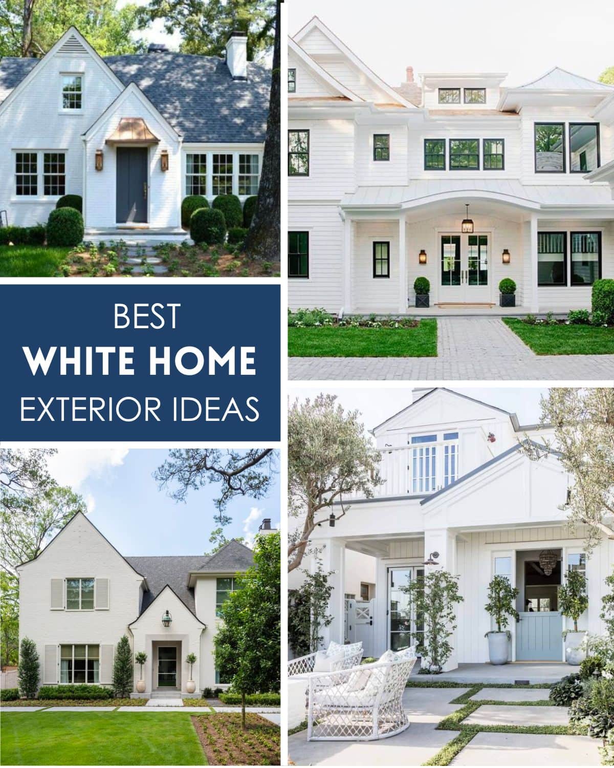 Best White Home Exterior Ideas To Up Your Curb Appeal