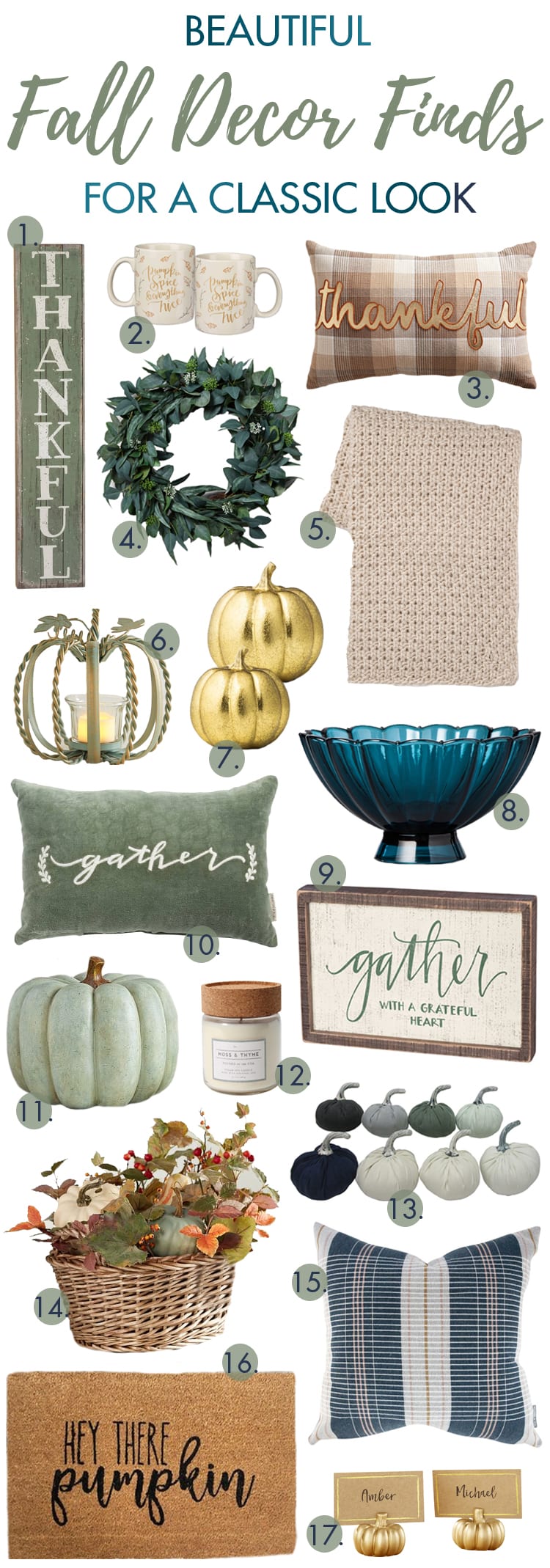 Beautiful Fall Decor Finds for a Classic Look