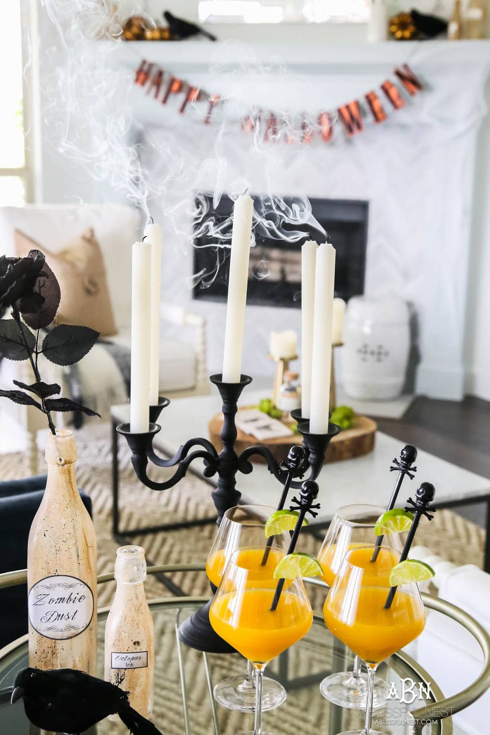 Tips and tricks to have your home ready for Halloween and the essential items you need to create a warm and inviting Halloween party. #ad #worldmarket #discoverworldmarket