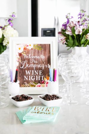 Get these tips on how to host a wine tasting party that all your friends will love! #ABlissfulNest #partyidea
