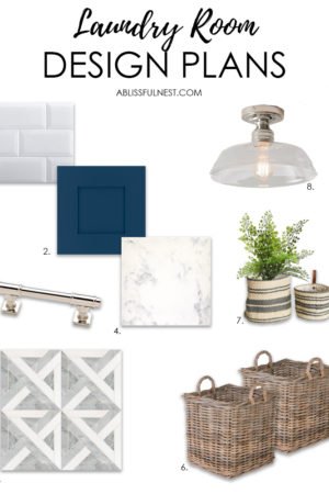 So excited to share my laundry room design plans using one of my favorite sources Floor & Decor! #ad #flooranddecor